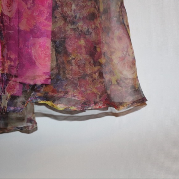 Magenta Floral late 2000's Gown from Rubber Ducky - Picture 2 of 3